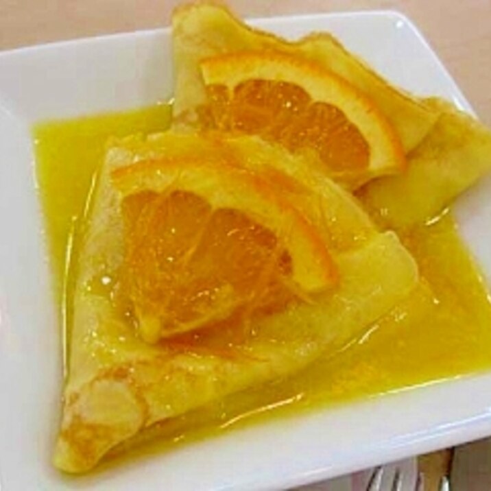 クレープのオレンジソース レシピ 作り方 By 白はと 楽天レシピ